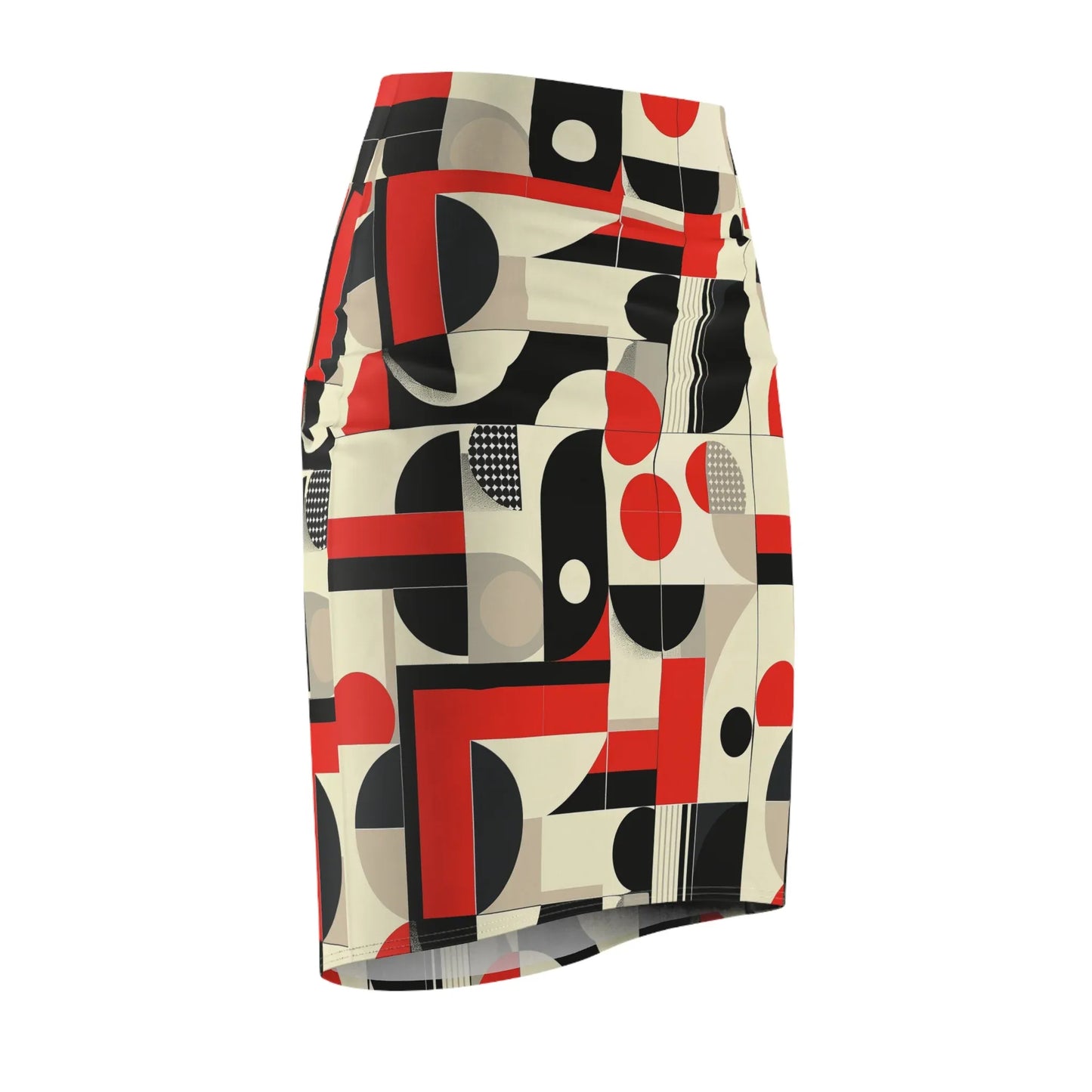 geometry-v1-bleistiftrock-fur-damen-eleganter-mid-waist-rock-mit-stretch-komfort-bleistiftrock-jlr-design-6 - JLR Design