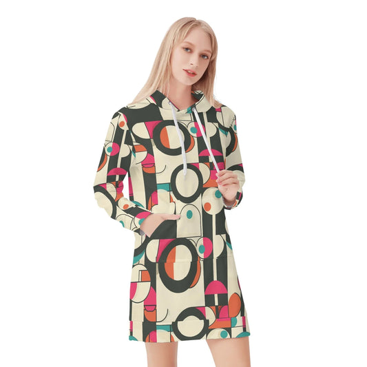 geometry-v1-damen-hoodiekleid-warmes-velvet-kapuzenkleid-aus-weichem-samt-fleece-hoodiekleid-jlr-design-1 - JLR Design