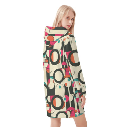 geometry-v1-damen-hoodiekleid-warmes-velvet-kapuzenkleid-aus-weichem-samt-fleece-hoodiekleid-jlr-design-2 - JLR Design