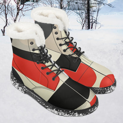 geometry-v1-faux-fur-leder-boots-boots-jlr-design-1 - JLR Design