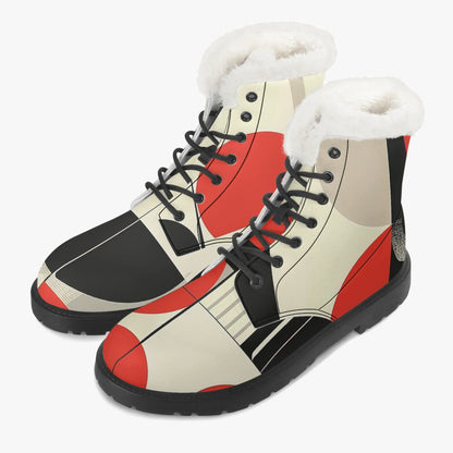 geometry-v1-faux-fur-leder-boots-boots-jlr-design-2 - JLR Design