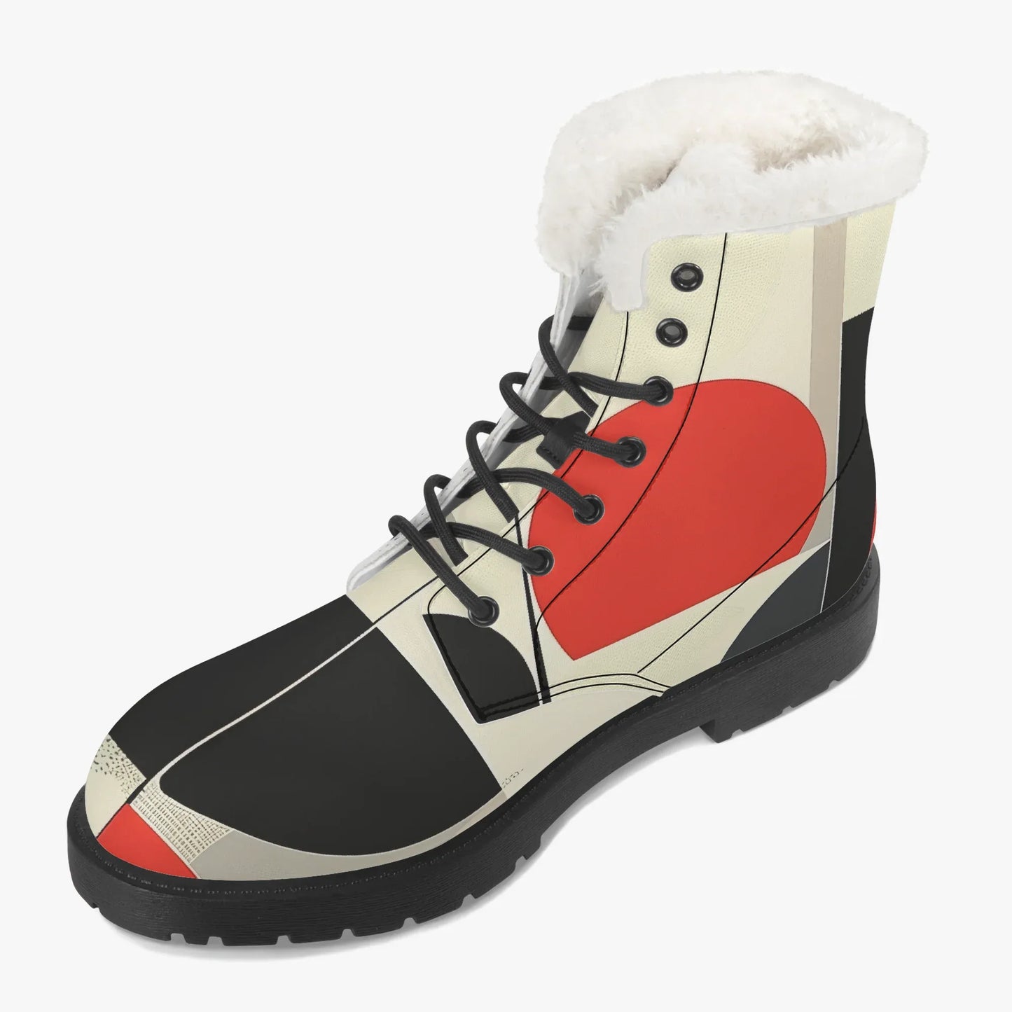 geometry-v1-faux-fur-leder-boots-boots-jlr-design-3 - JLR Design