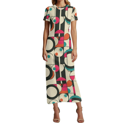 geometry-v1-short-sleeve-long-dress-long-dress-jlr-design-1 - JLR Design