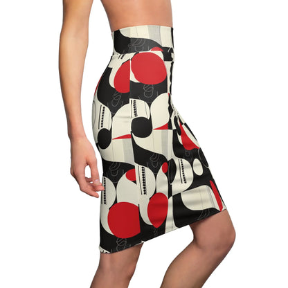 geometry-v2-bleistiftrock-fur-damen-eleganter-mid-waist-rock-mit-stretch-komfort-bleistiftrock-jlr-design-3 - JLR Design