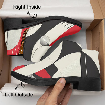 geometry-v2-elegante-reissverschluss-stiefeletten-stiefeletten-jlr-design-8 - JLR Design