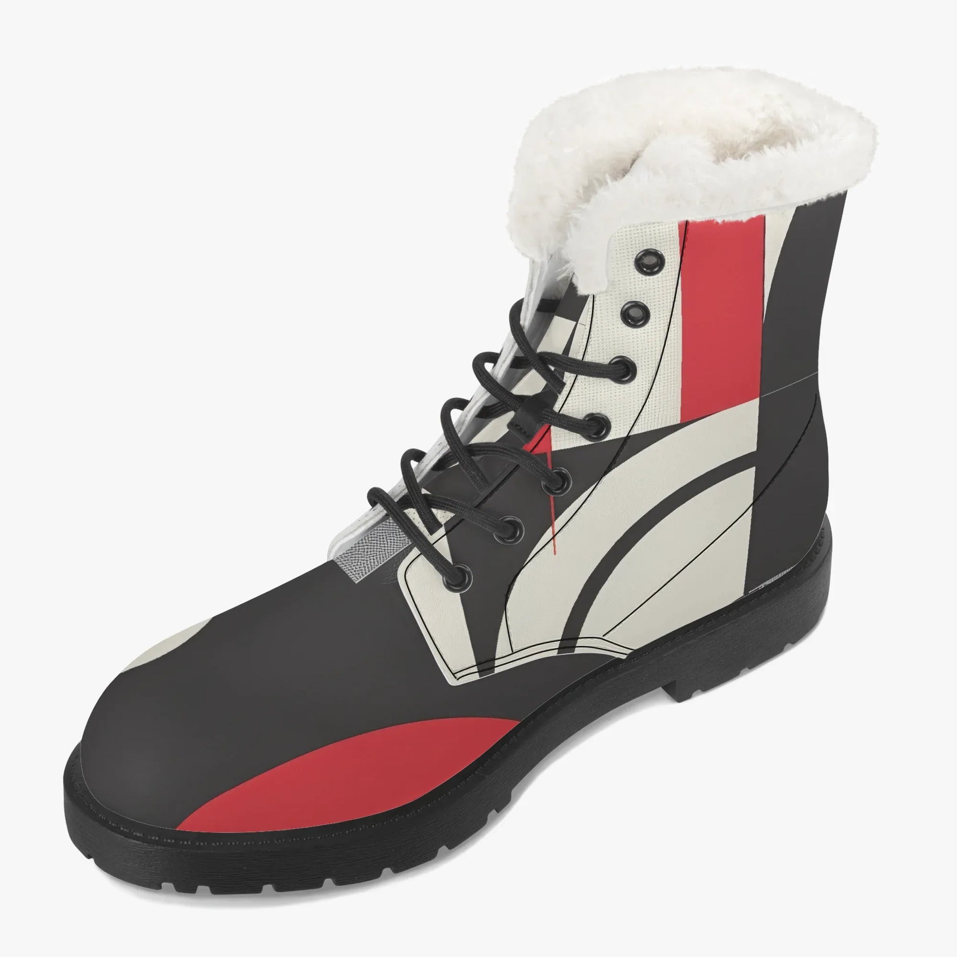 geometry-v2-faux-fur-leder-boots-boots-jlr-design-3 - JLR Design