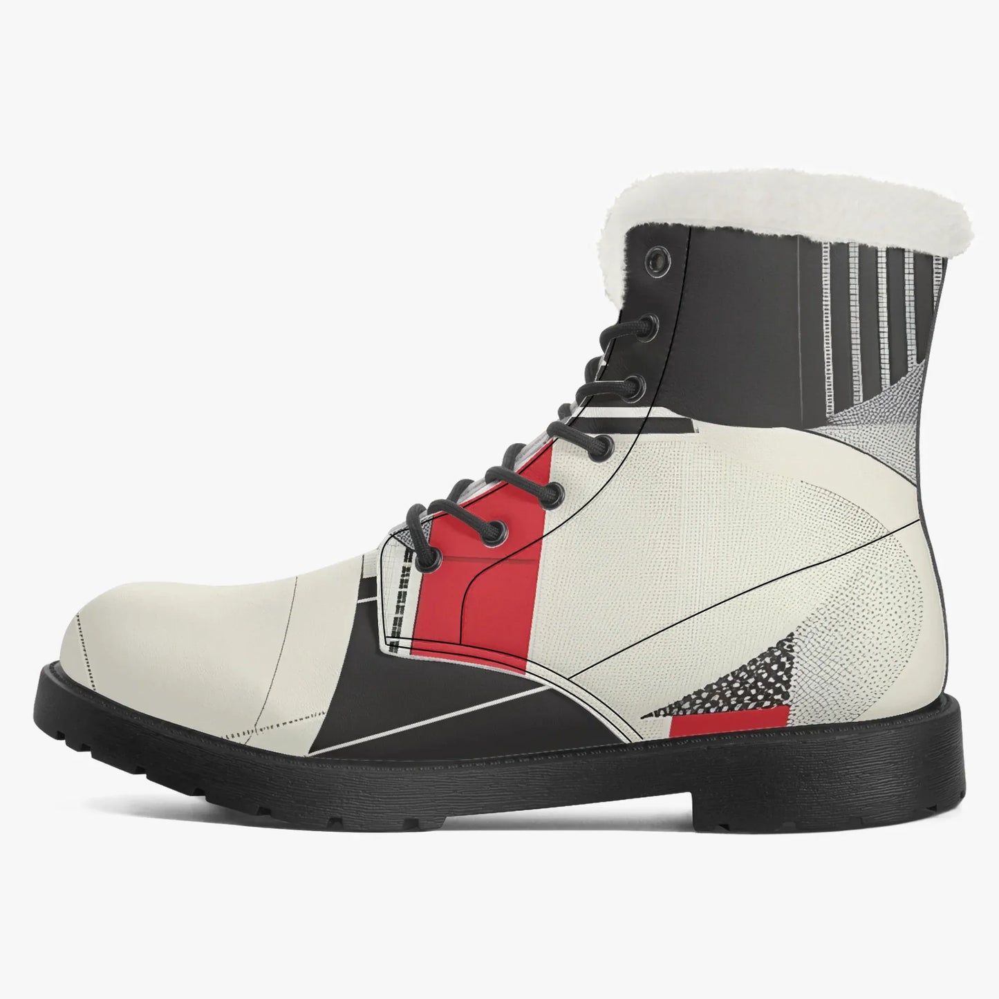 geometry-v2-faux-fur-leder-boots-boots-jlr-design-4 - JLR Design