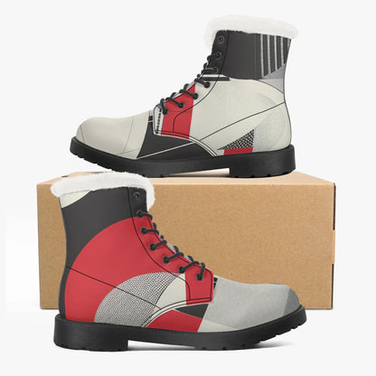 geometry-v2-faux-fur-leder-boots-boots-jlr-design-5 - JLR Design