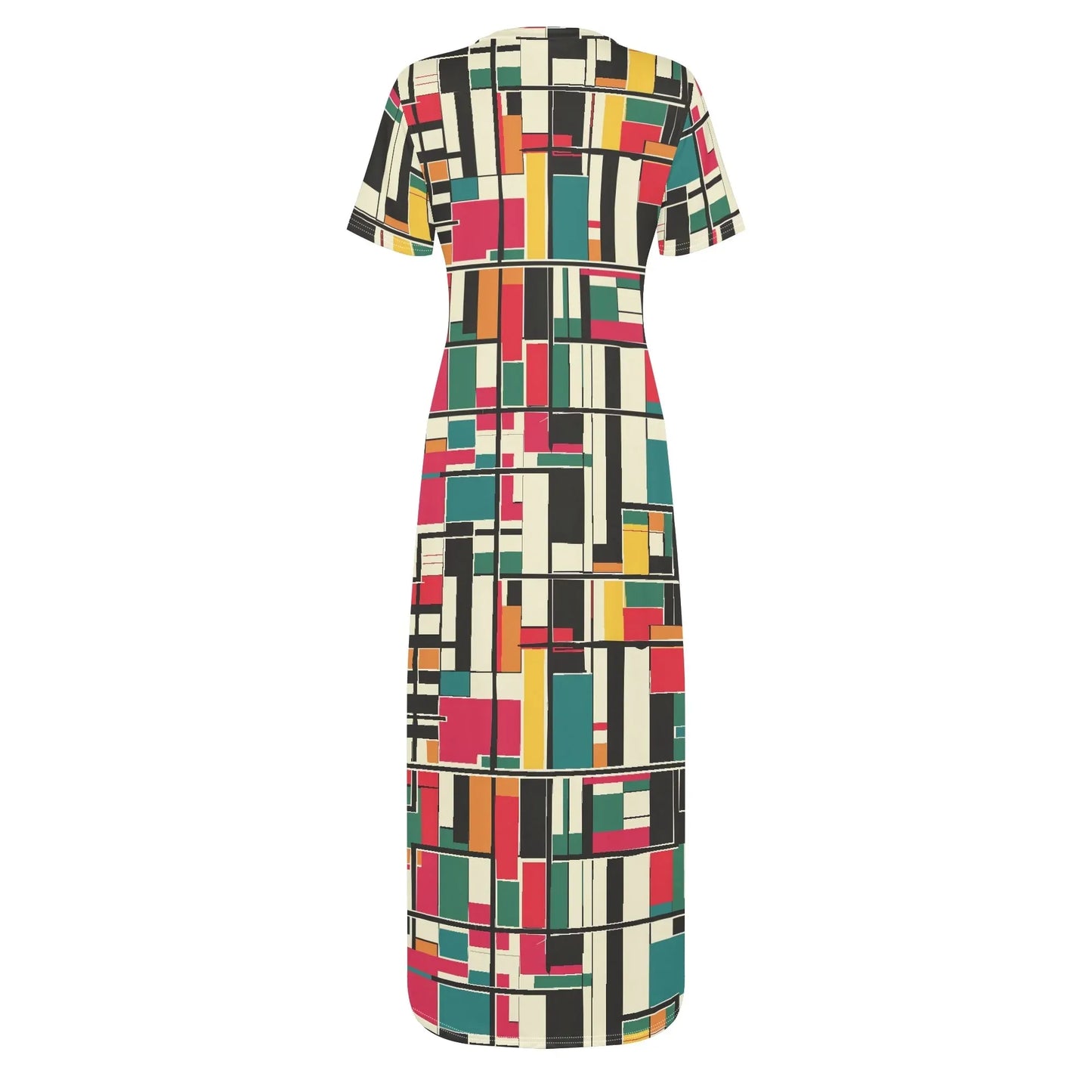 geometry-v2-short-sleeve-long-dress-long-dress-jlr-design-4 - JLR Design