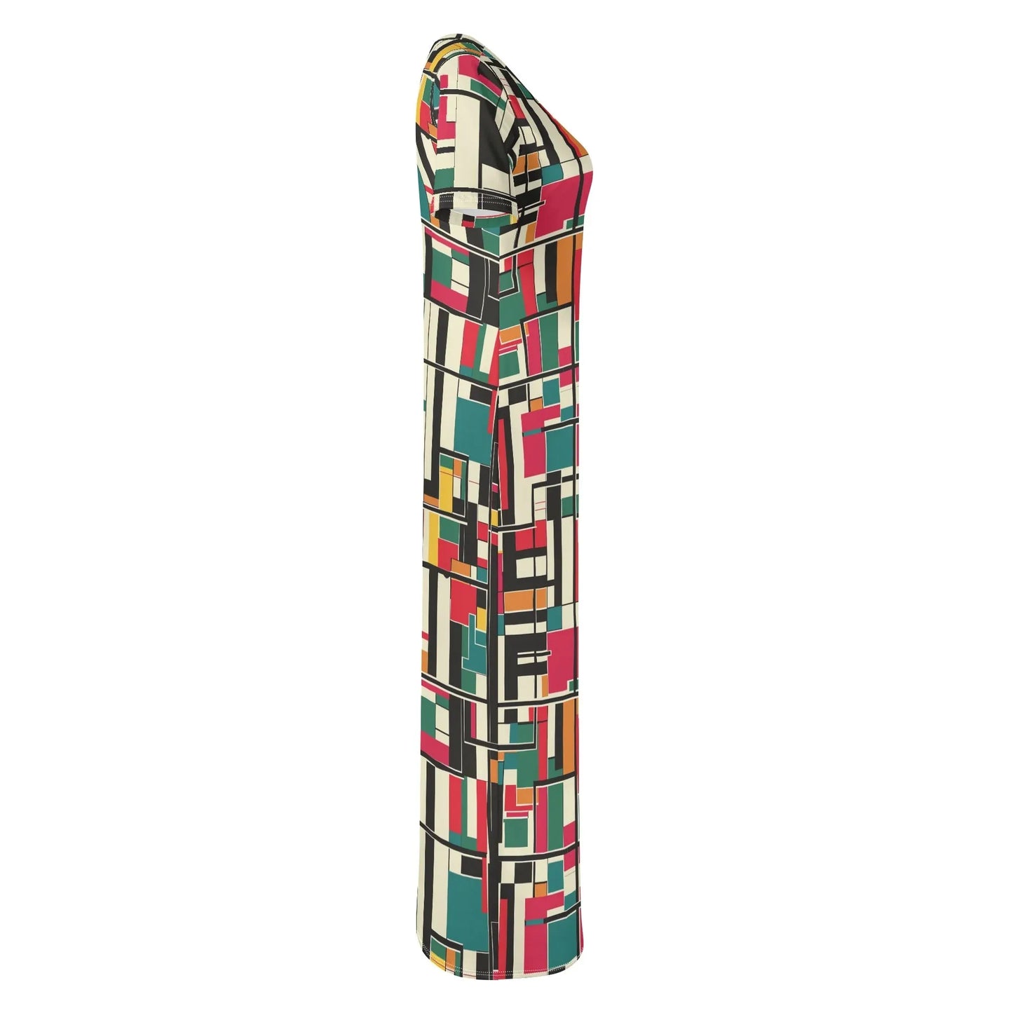 geometry-v2-short-sleeve-long-dress-long-dress-jlr-design-5 - JLR Design