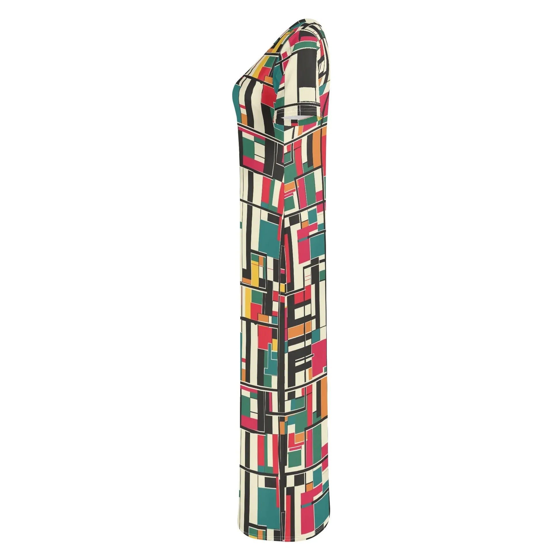 geometry-v2-short-sleeve-long-dress-long-dress-jlr-design-6 - JLR Design