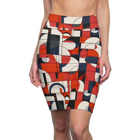 geometry-v3-bleistiftrock-fur-damen-eleganter-mid-waist-rock-mit-stretch-komfort-bleistiftrock-jlr-design-1 - JLR Design