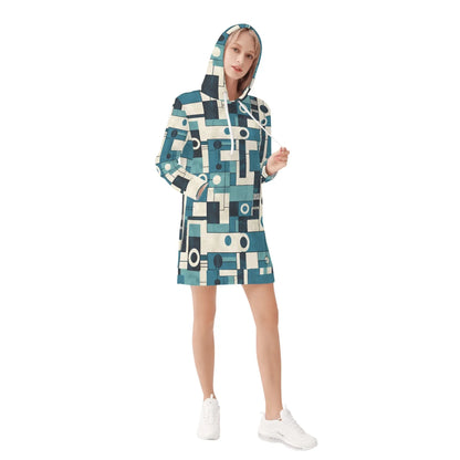 geometry-v3-damen-hoodiekleid-warmes-velvet-kapuzenkleid-aus-weichem-samt-fleece-hoodiekleid-jlr-design-4 - JLR Design