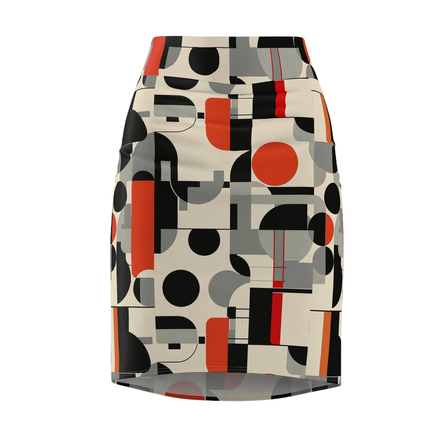 geometry-v4-bleistiftrock-fur-damen-eleganter-mid-waist-rock-mit-stretch-komfort-bleistiftrock-jlr-design-4 - JLR Design