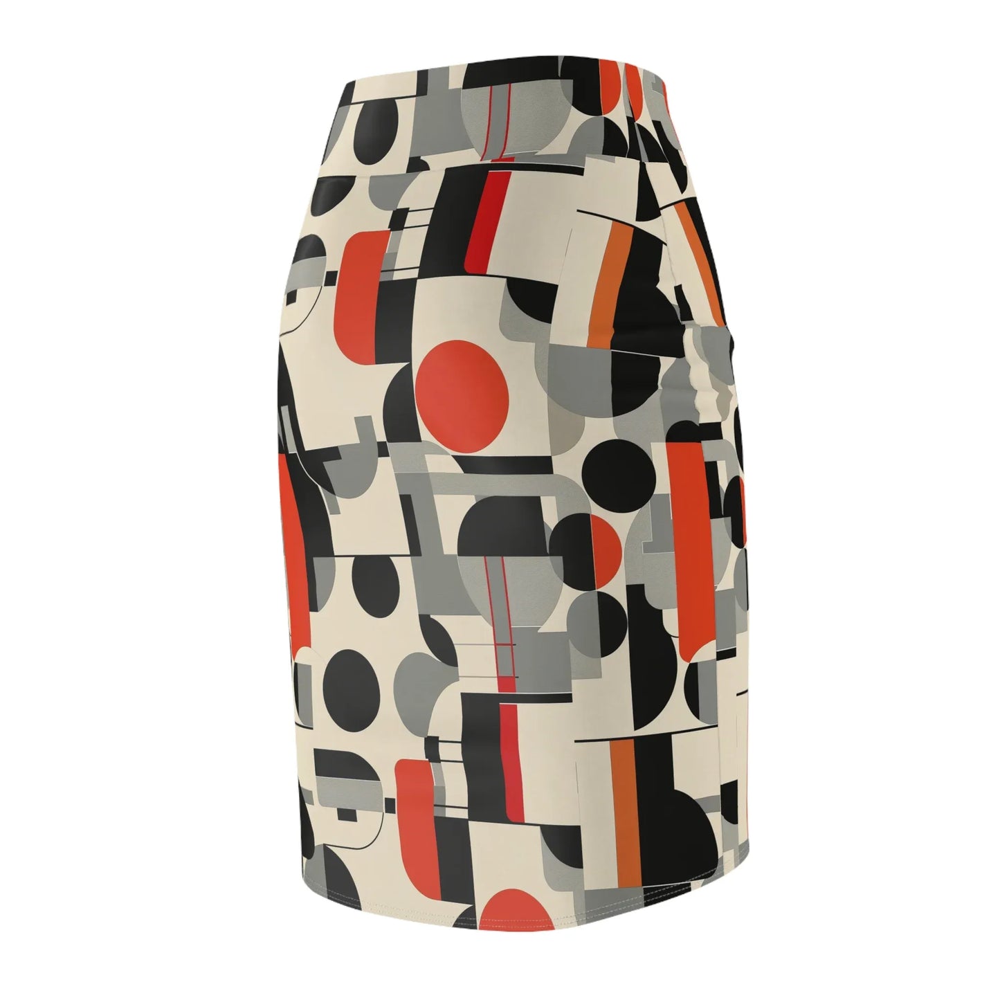 geometry-v4-bleistiftrock-fur-damen-eleganter-mid-waist-rock-mit-stretch-komfort-bleistiftrock-jlr-design-7 - JLR Design