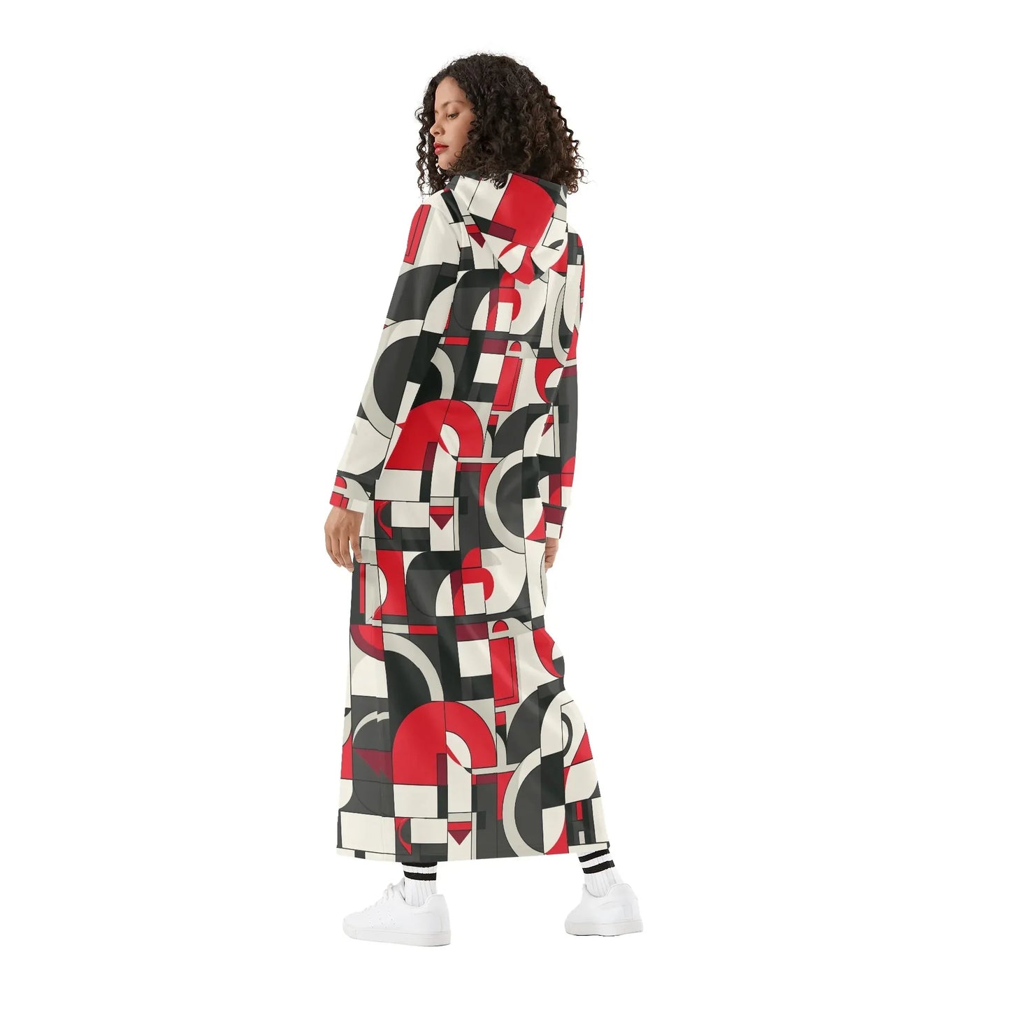 geometry-v4-damen-maxi-hoodiekleid-knochellanges-kapuzenkleid-aus-weich-angerautem-fleece-hoodiekleid-jlr-design-2 - JLR Design