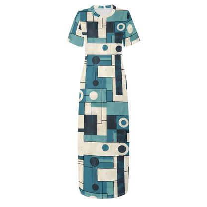 geometry-v4-short-sleeve-long-dress-long-dress-jlr-design-3 - JLR Design