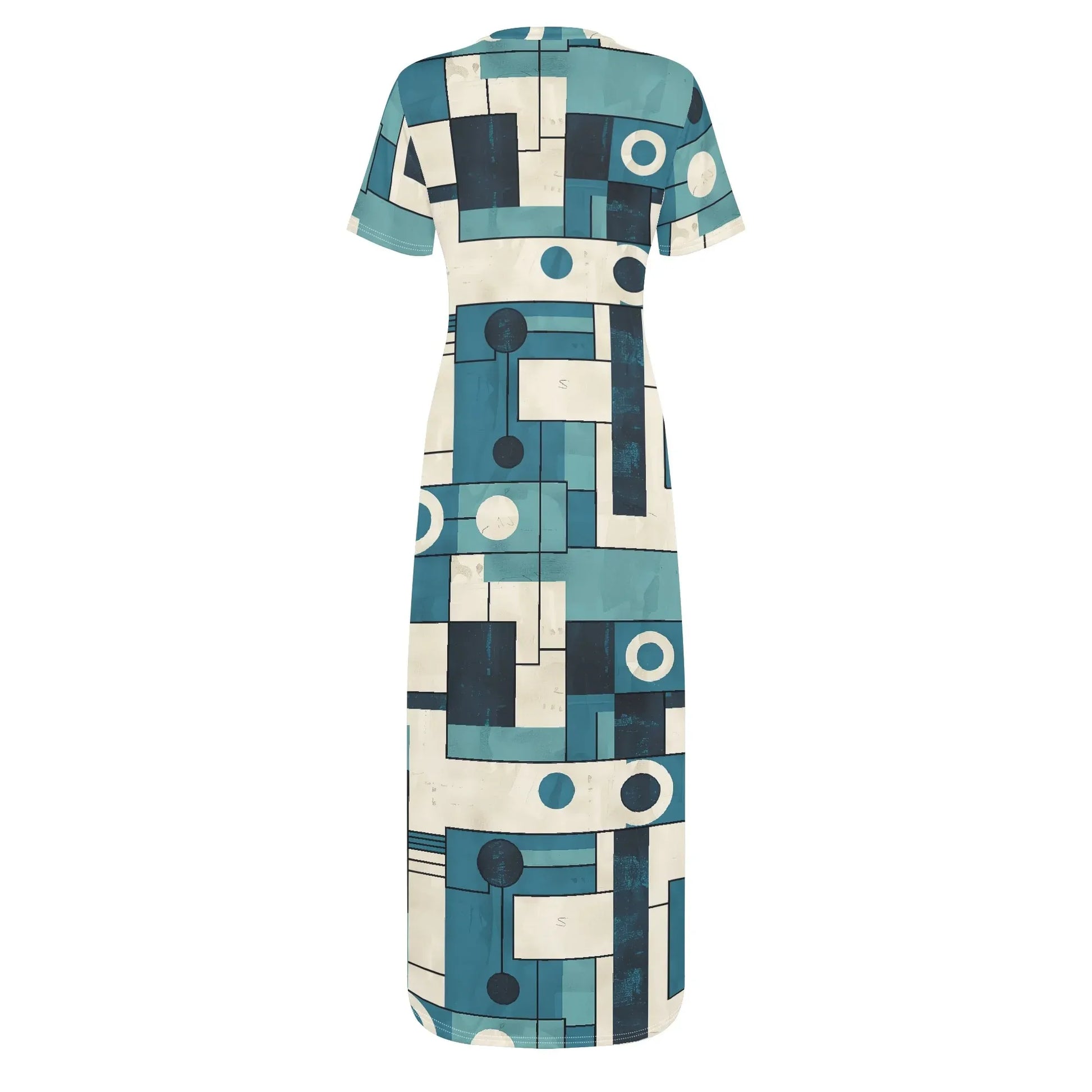 geometry-v4-short-sleeve-long-dress-long-dress-jlr-design-4 - JLR Design