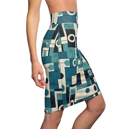 geometry-v5-bleistiftrock-fur-damen-eleganter-mid-waist-rock-mit-stretch-komfort-bleistiftrock-jlr-design-3 - JLR Design