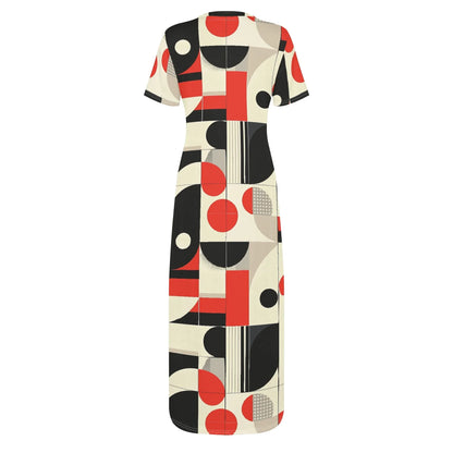 geometry-v5-short-sleeve-long-dress-long-dress-jlr-design-4 - JLR Design