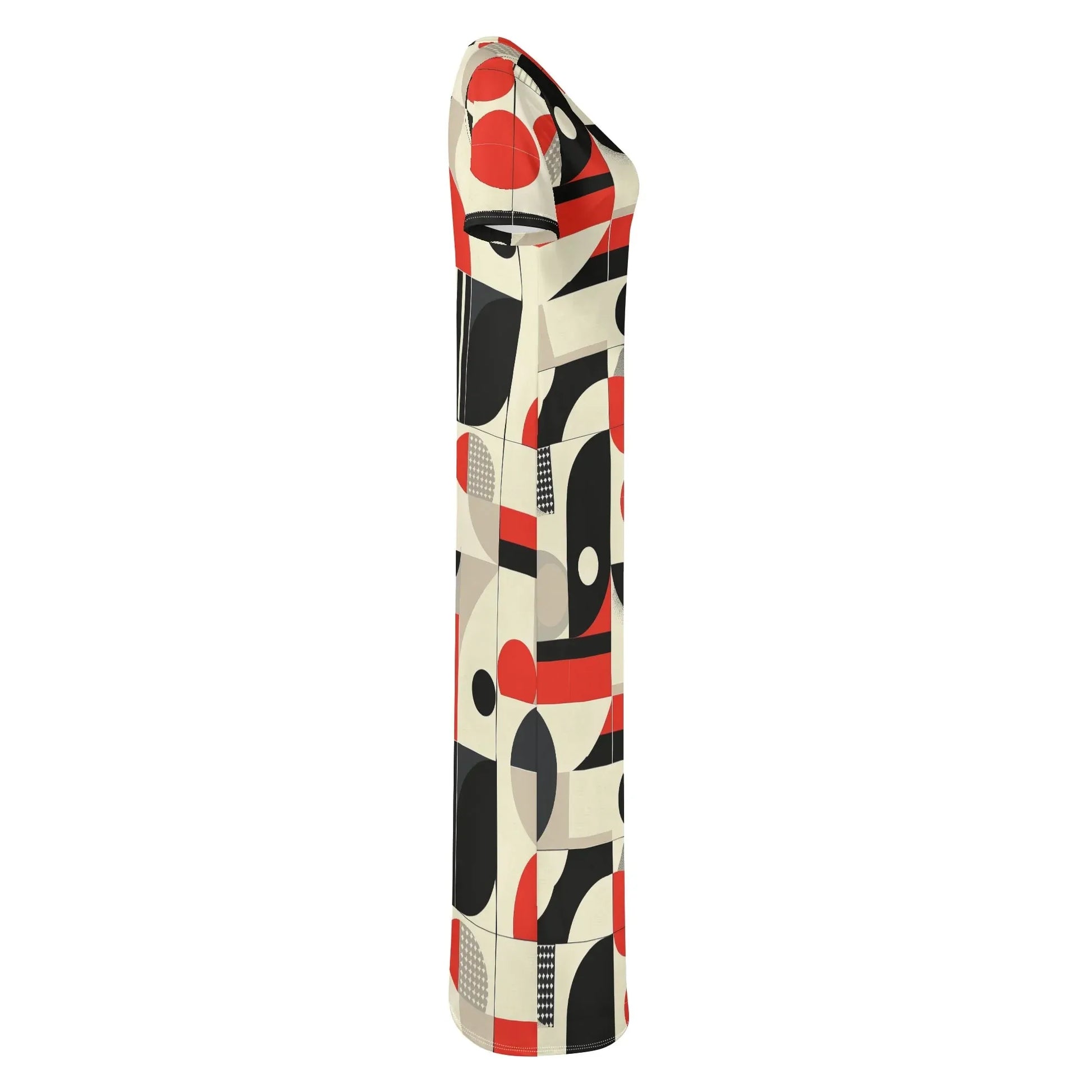 geometry-v5-short-sleeve-long-dress-long-dress-jlr-design-5 - JLR Design