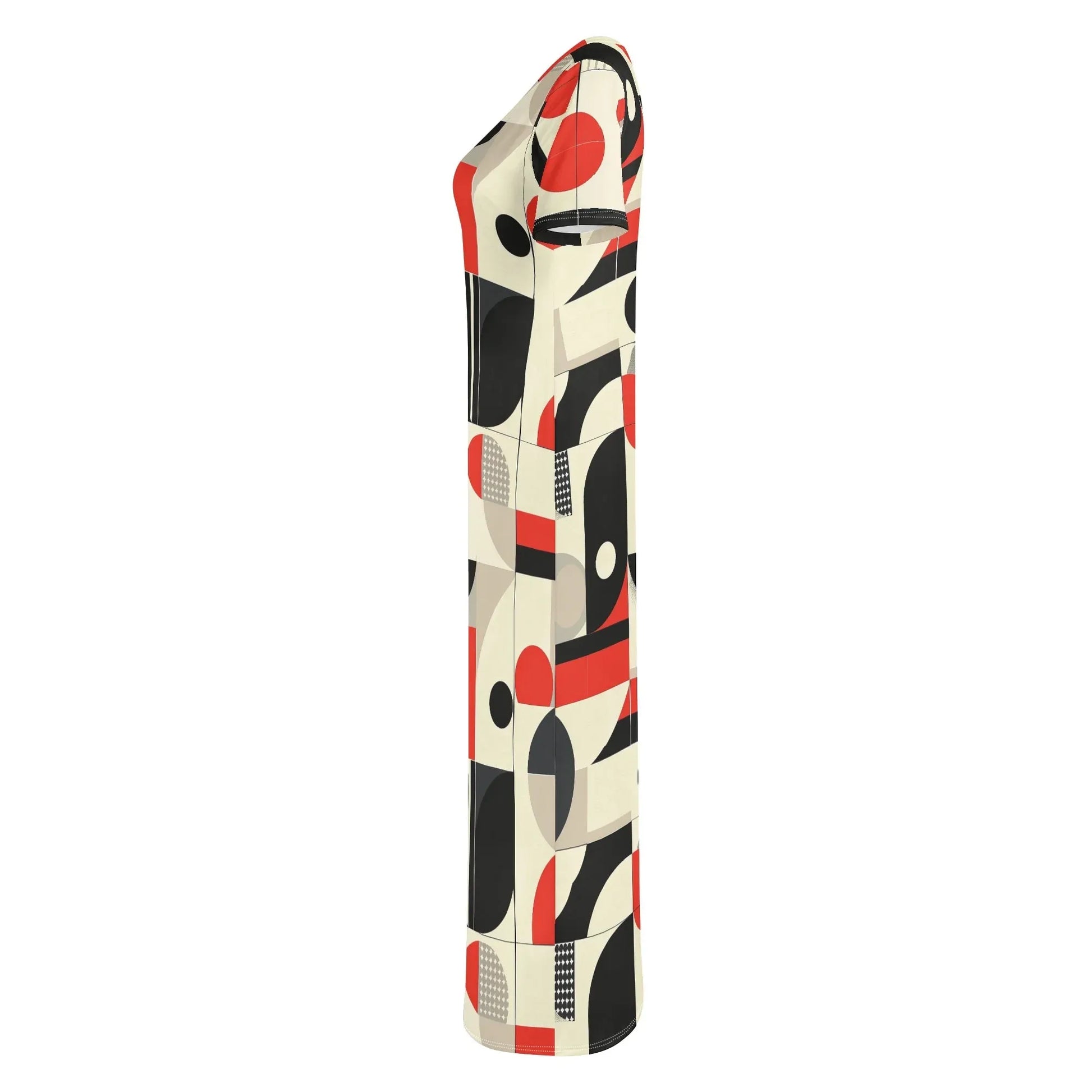 geometry-v5-short-sleeve-long-dress-long-dress-jlr-design-6 - JLR Design
