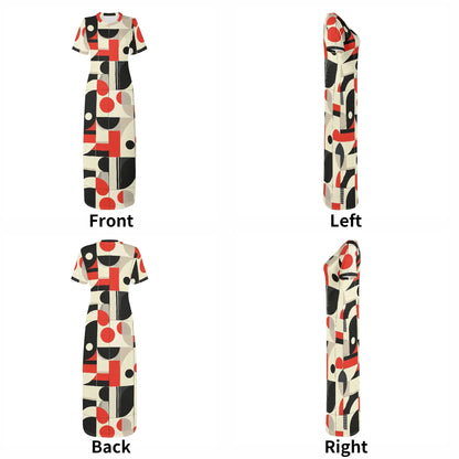 geometry-v5-short-sleeve-long-dress-long-dress-jlr-design-7 - JLR Design