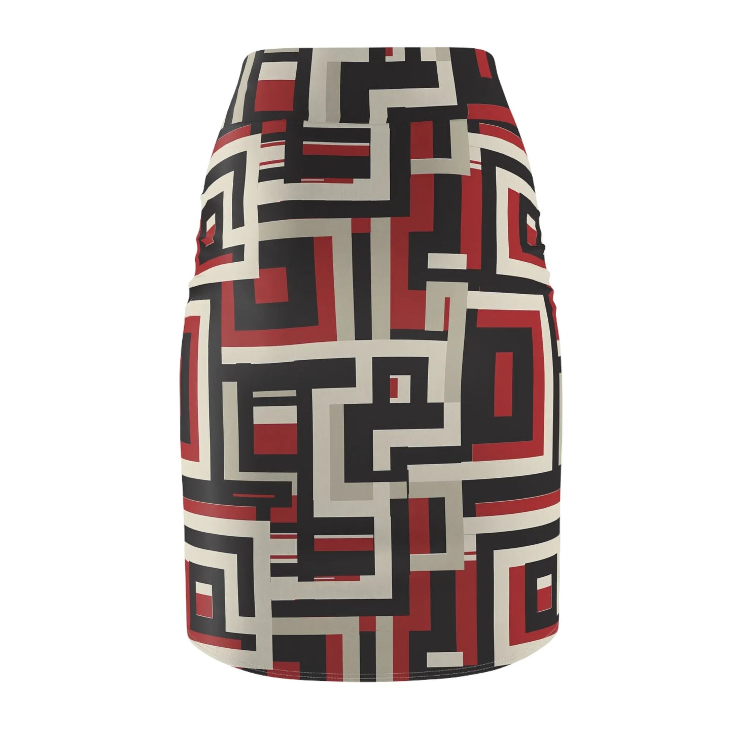 geometry-v6-bleistiftrock-fur-damen-eleganter-mid-waist-rock-mit-stretch-komfort-bleistiftrock-jlr-design-5 - JLR Design