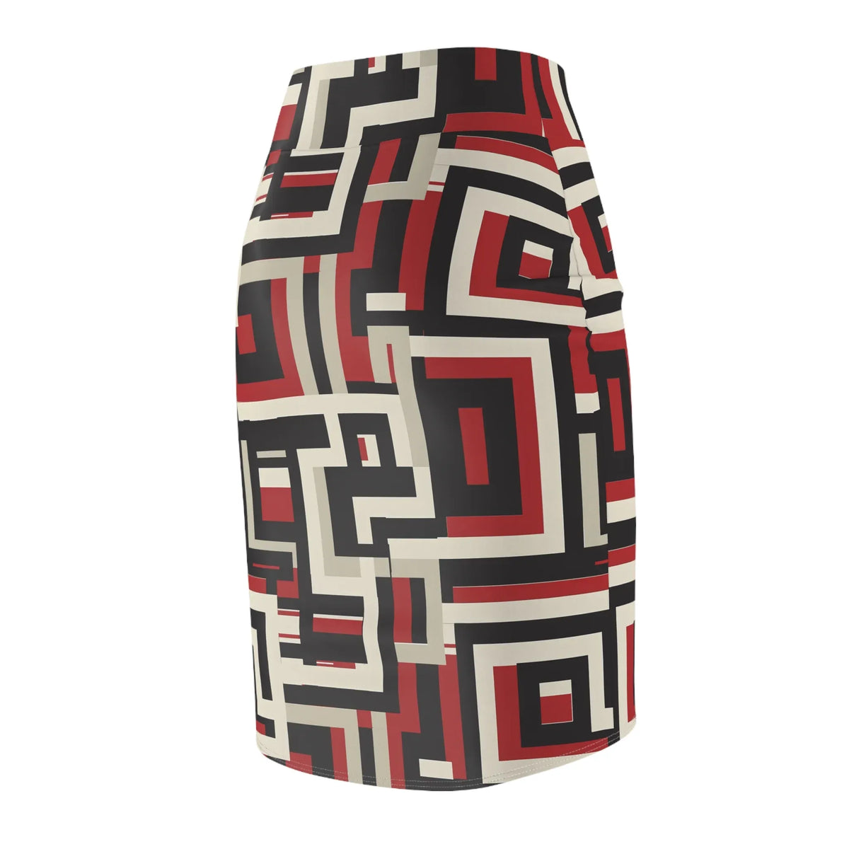 geometry-v6-bleistiftrock-fur-damen-eleganter-mid-waist-rock-mit-stretch-komfort-bleistiftrock-jlr-design-jlr-design-de-7 - JLR Design
