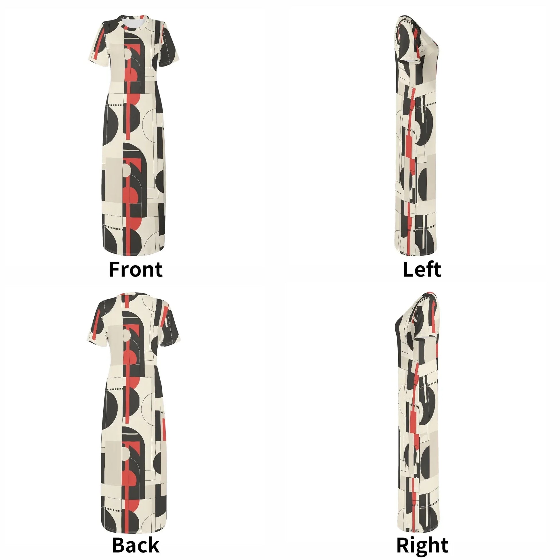 geometry-v6-short-sleeve-long-dress-long-dress-jlr-design-7 - JLR Design