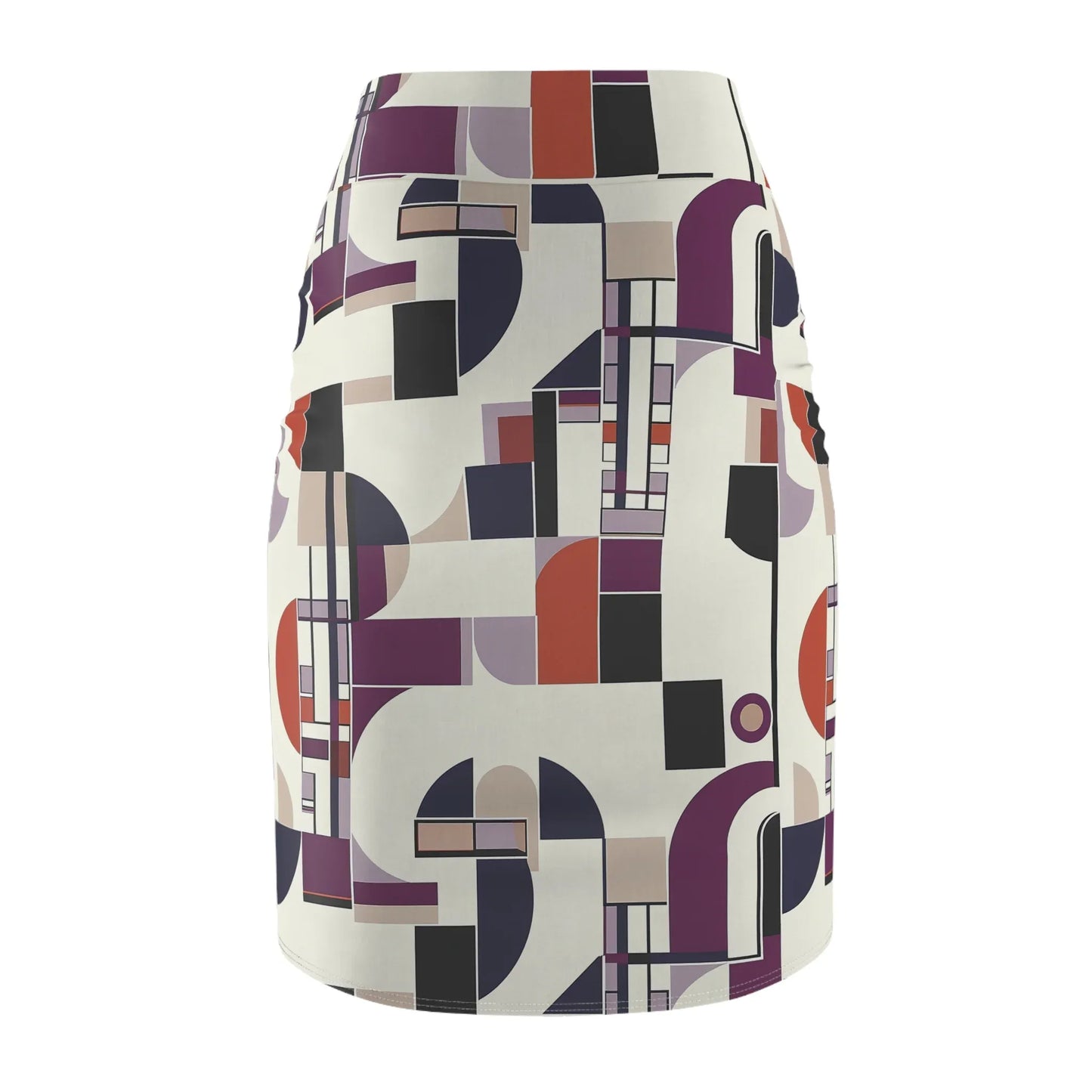 geometry-v7-bleistiftrock-fur-damen-eleganter-mid-waist-rock-mit-stretch-komfort-bleistiftrock-jlr-design-5 - JLR Design