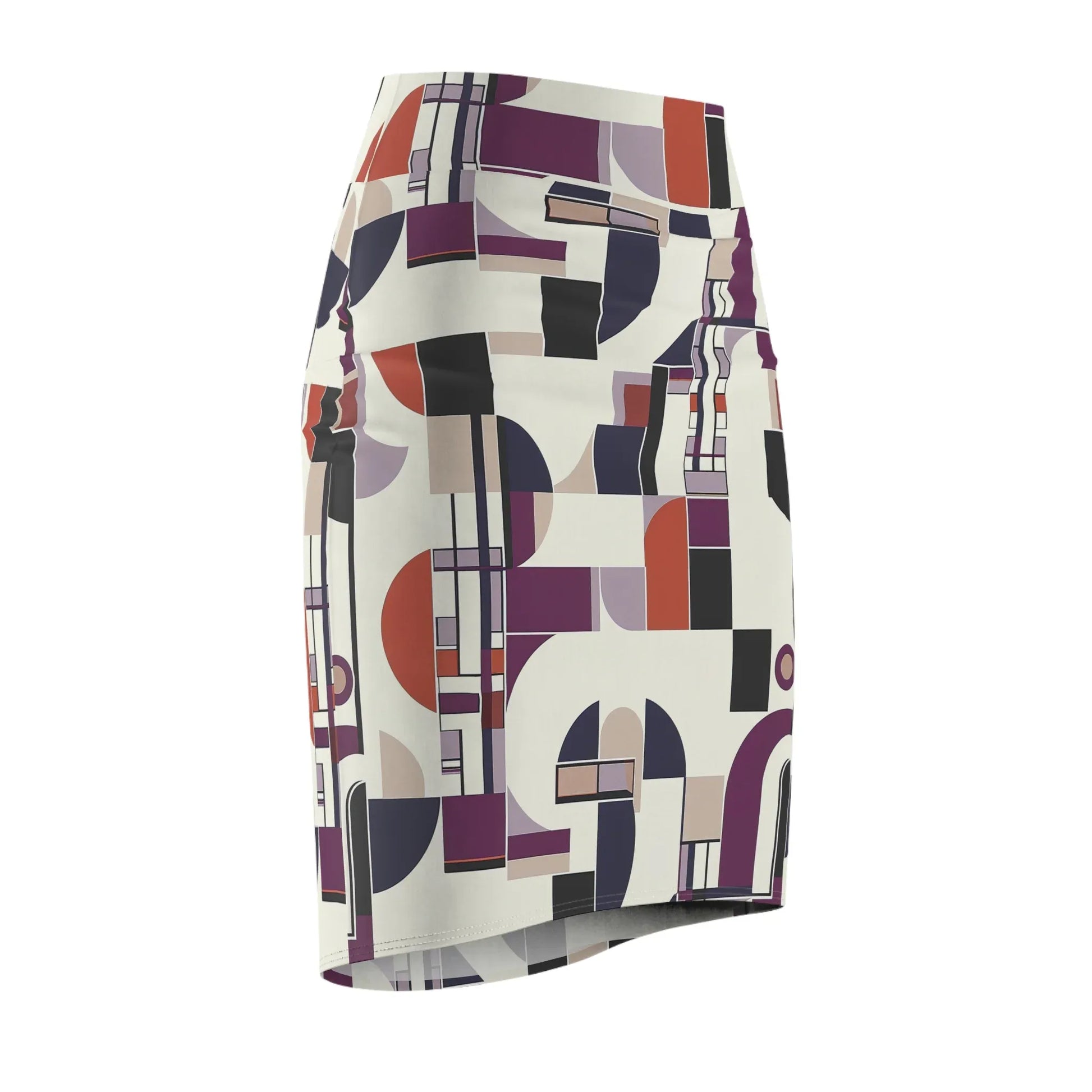 geometry-v7-bleistiftrock-fur-damen-eleganter-mid-waist-rock-mit-stretch-komfort-bleistiftrock-jlr-design-6 - JLR Design