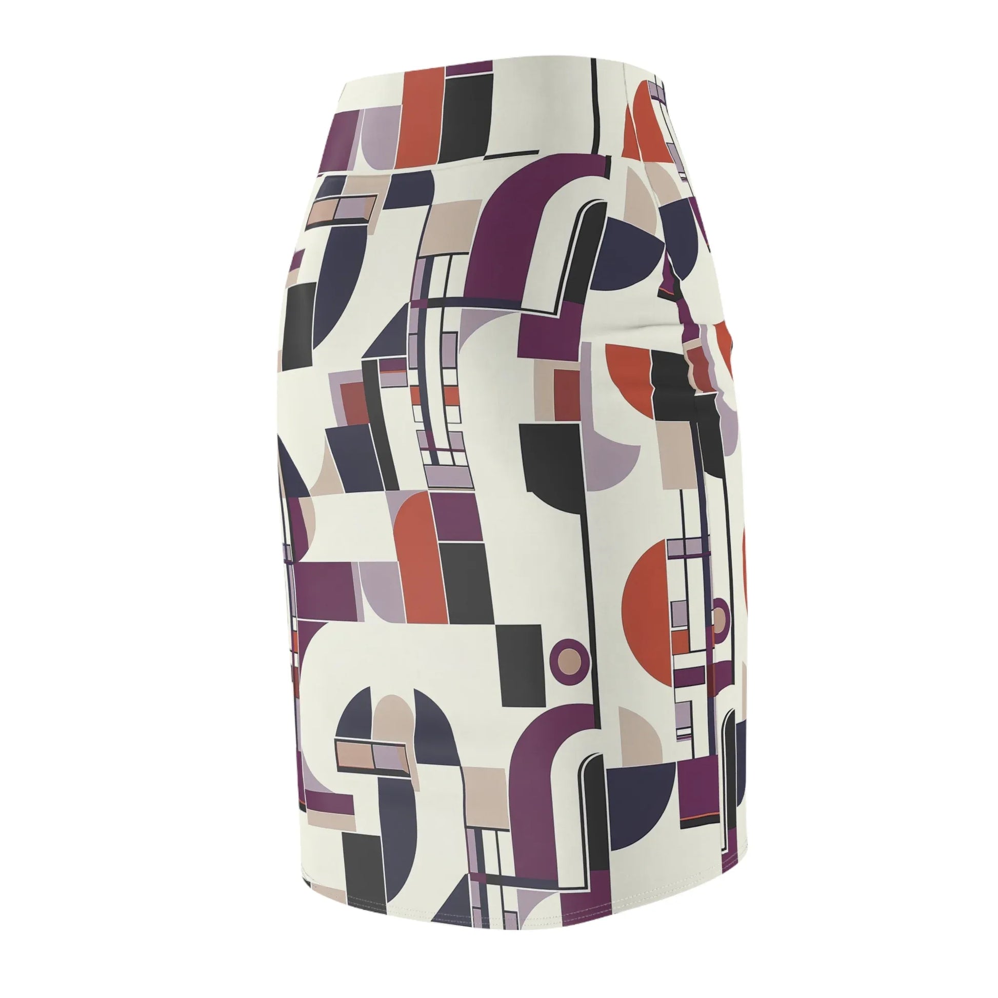 geometry-v7-bleistiftrock-fur-damen-eleganter-mid-waist-rock-mit-stretch-komfort-bleistiftrock-jlr-design-7 - JLR Design
