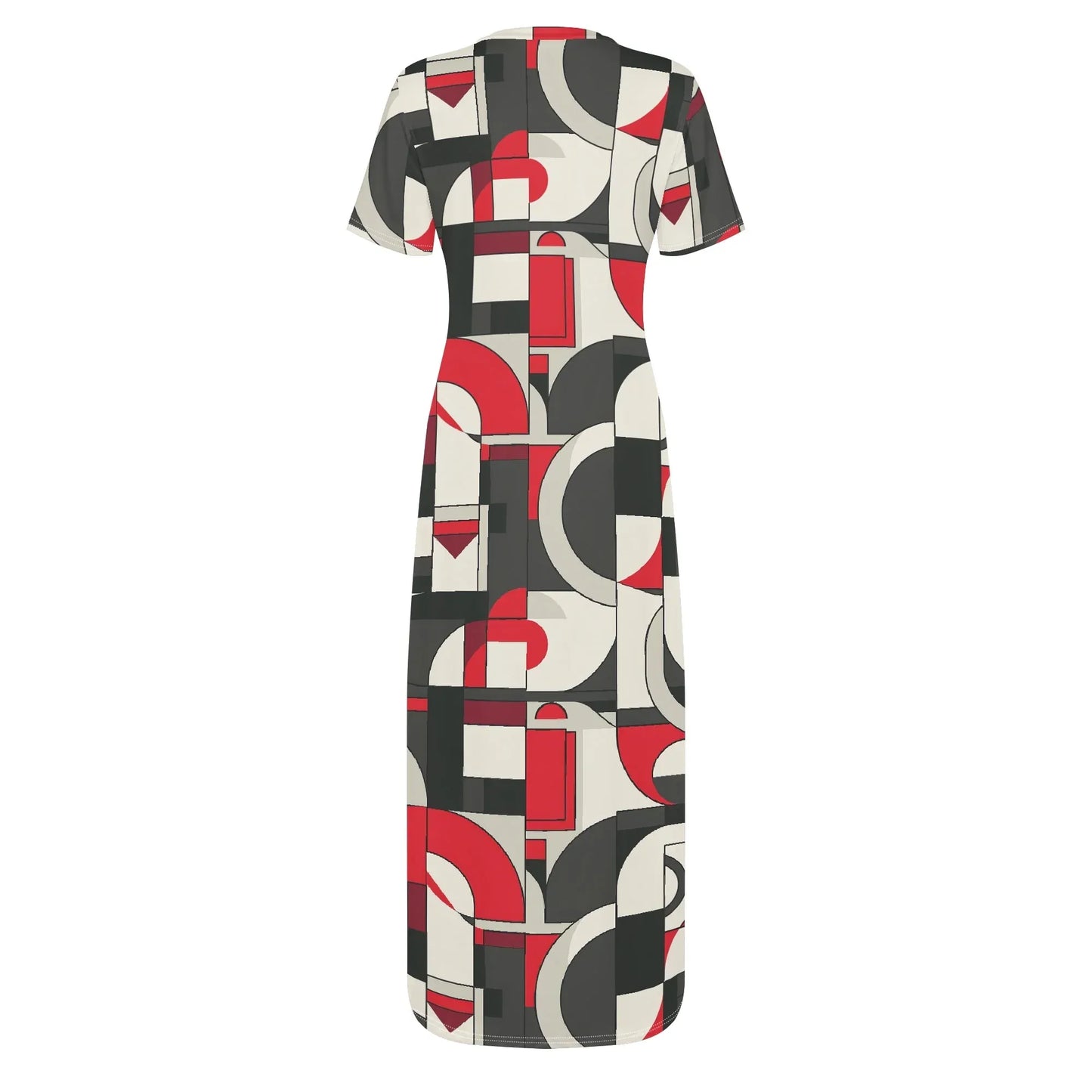 geometry-v7-short-sleeve-long-dress-long-dress-jlr-design-4 - JLR Design