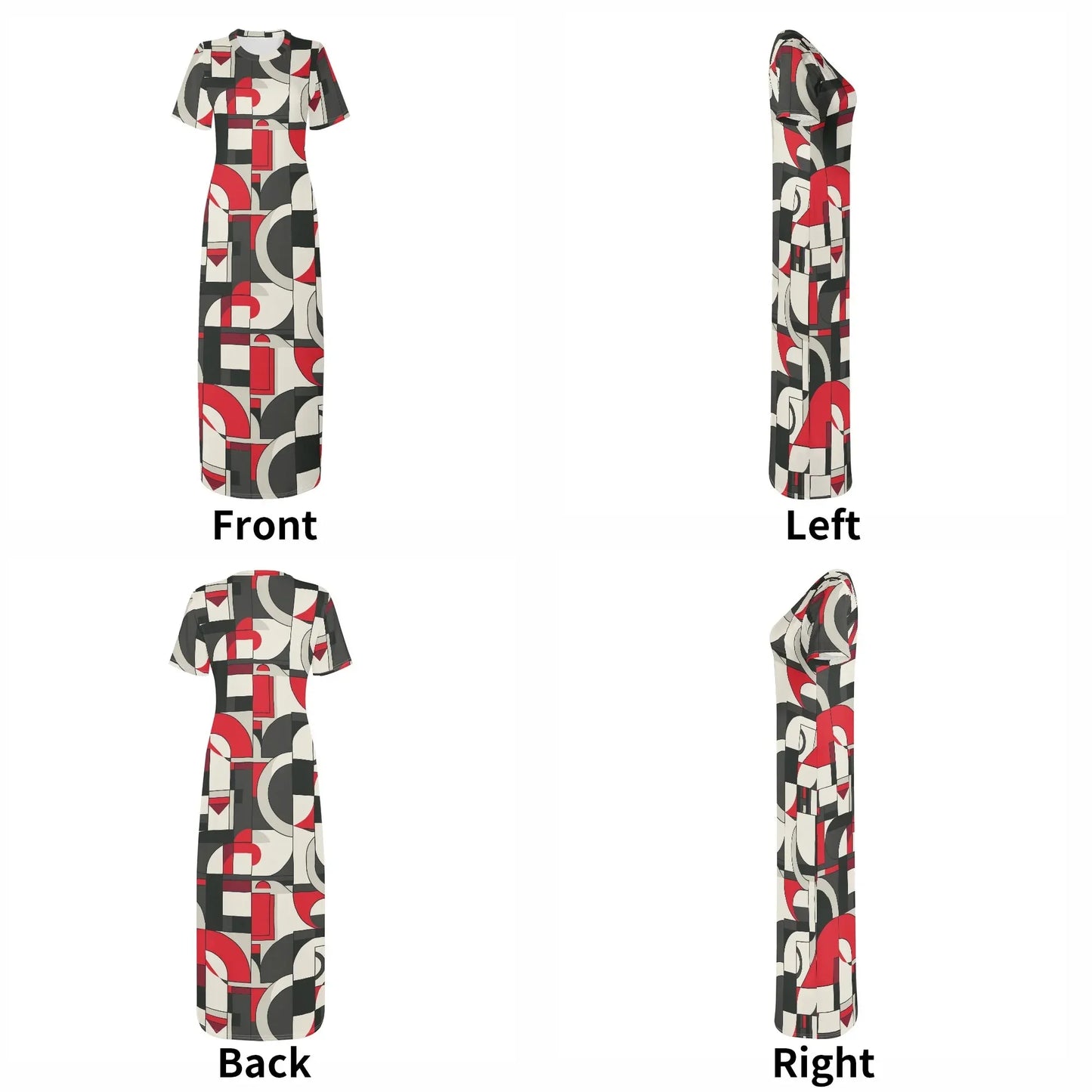 geometry-v7-short-sleeve-long-dress-long-dress-jlr-design-7 - JLR Design