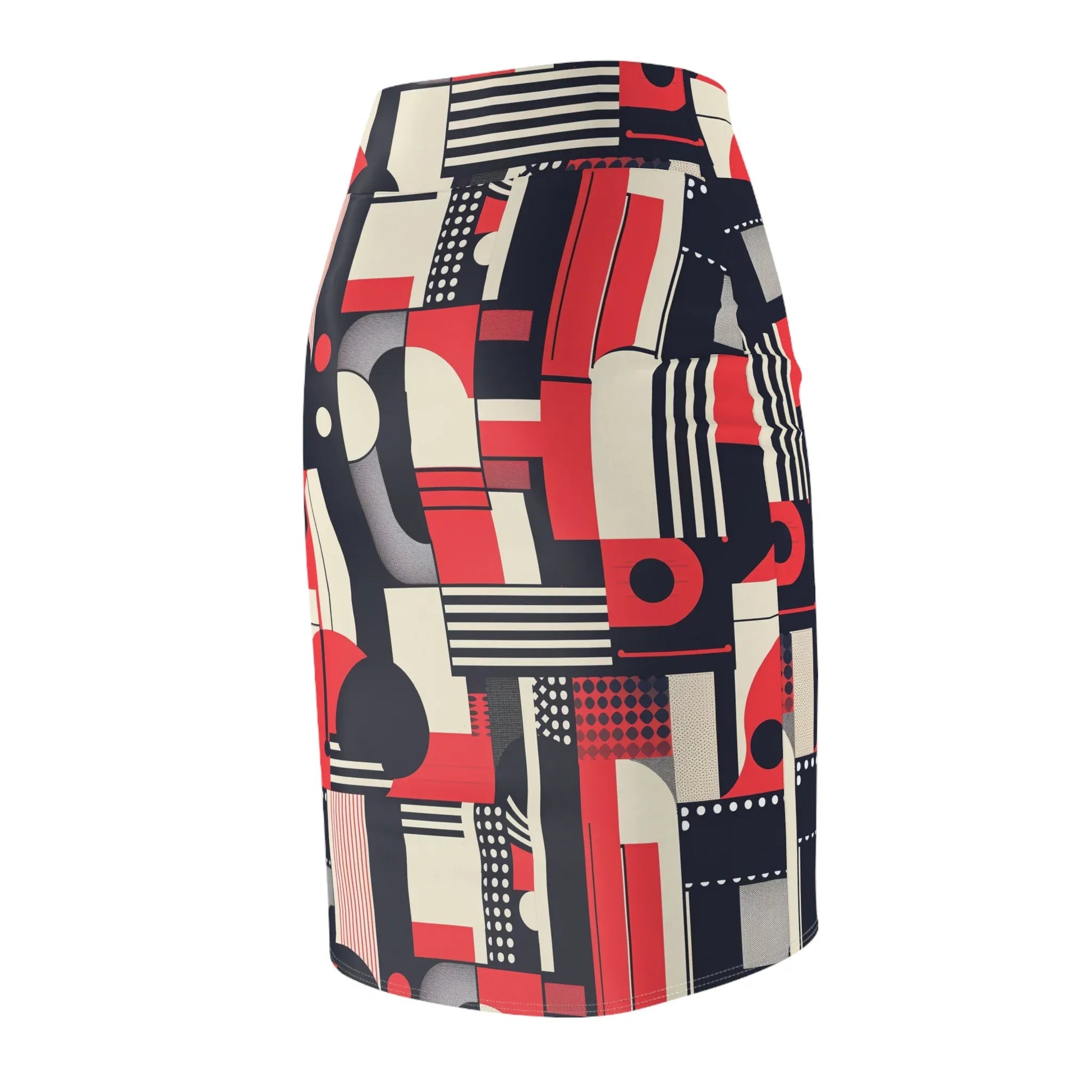geometry-v8-bleistiftrock-fur-damen-eleganter-mid-waist-rock-mit-stretch-komfort-bleistiftrock-jlr-design-7 - JLR Design