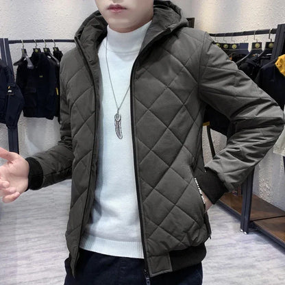 gesteppte-argyle-winterjacke-herren-mit-kapuze-jacke-jlr-design-1 - JLR Design