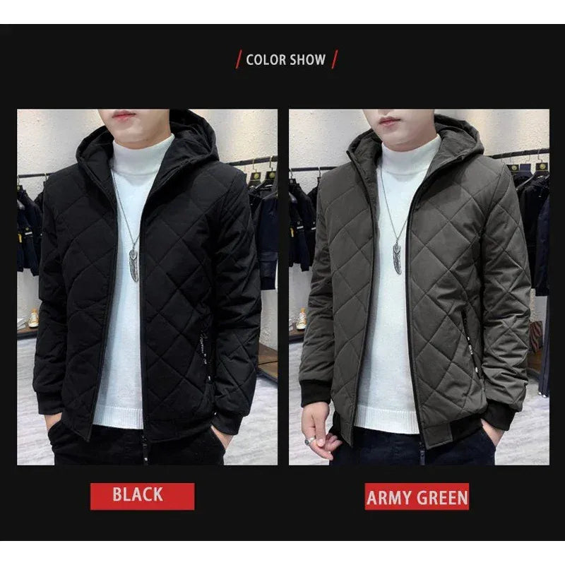 gesteppte-argyle-winterjacke-herren-mit-kapuze-jacke-jlr-design-2 - JLR Design