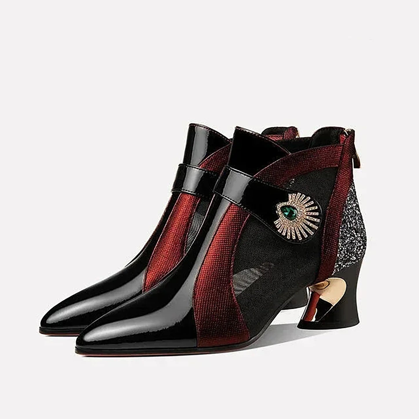 glamourose-mesh-sandalen-mit-blockabsatz-high-heels-jlr-design-24 - JLR Design