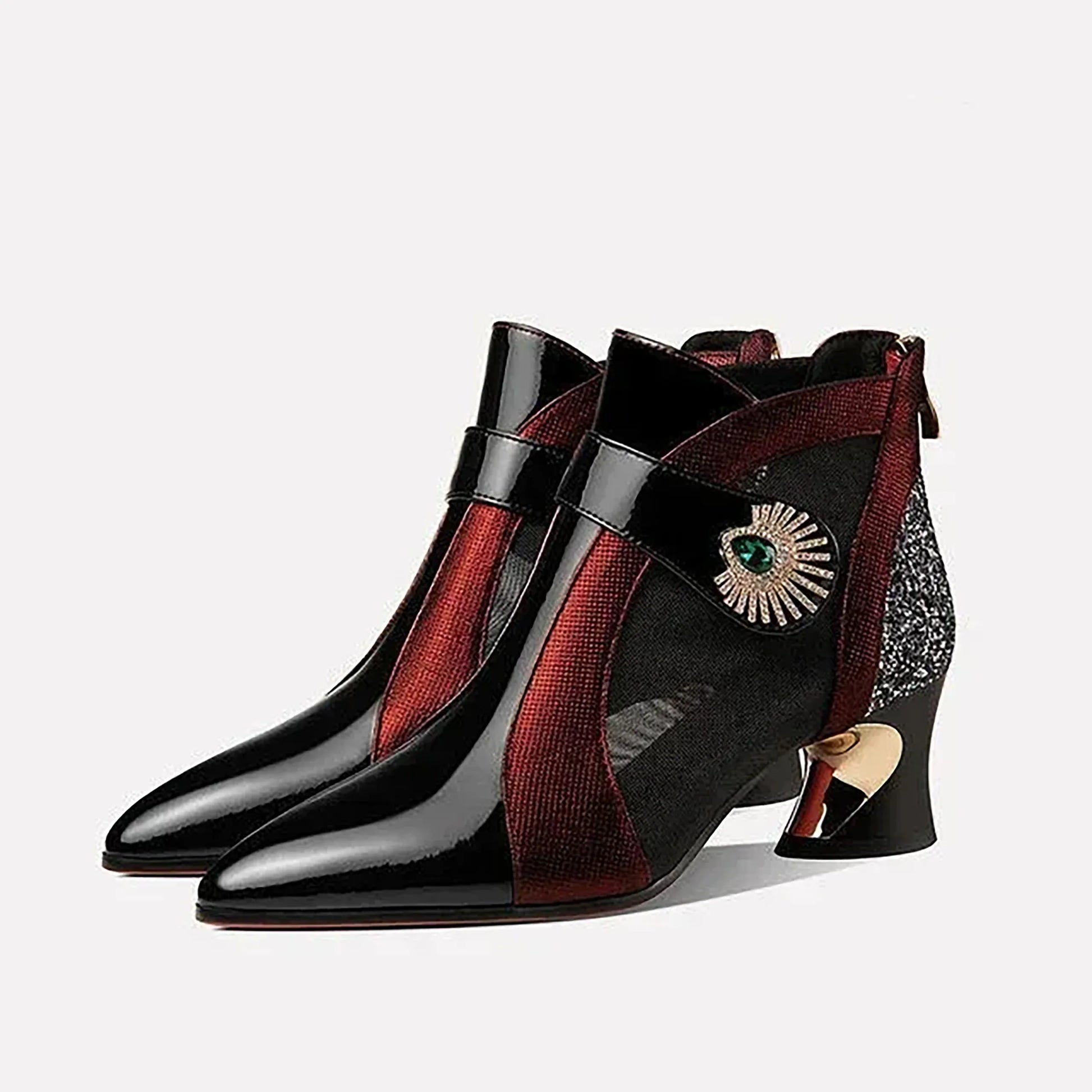 glamourose-mesh-sandalen-mit-blockabsatz-high-heels-jlr-design-24 - JLR Design