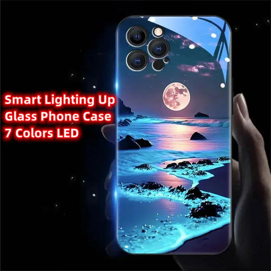 glowing-beach-led-handyhulle-fur-iphone-131415minipluspropromax-phone-case-jlr-design-1 - JLR Design