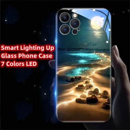 glowing-beach-led-handyhulle-fur-iphone-131415minipluspropromax-phone-case-jlr-design-13 - JLR Design