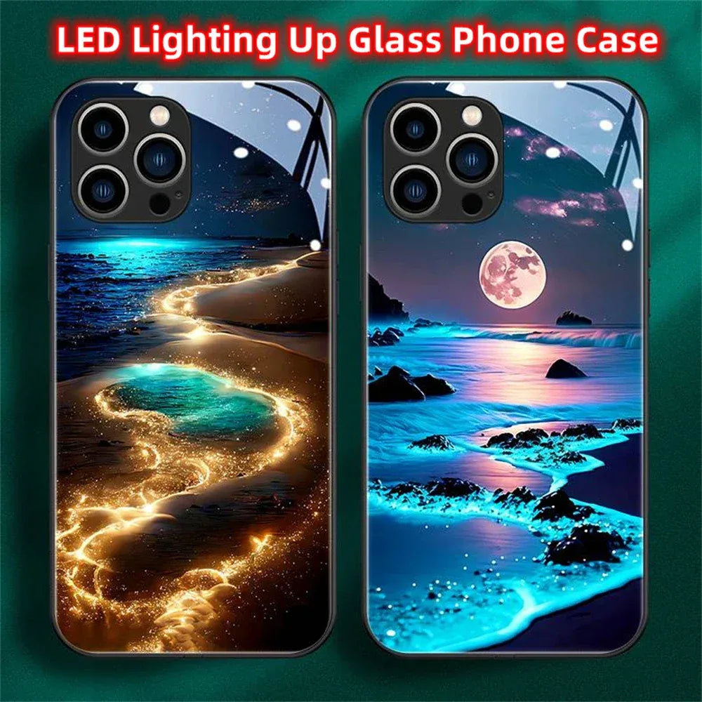 glowing-beach-led-handyhulle-fur-iphone-131415minipluspropromax-phone-case-jlr-design-3 - JLR Design