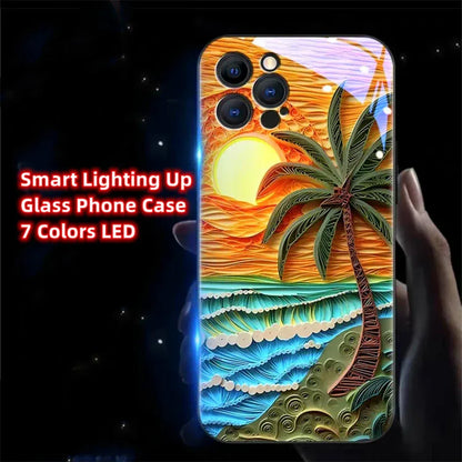 glowing-beach-led-handyhulle-fur-iphone-131415minipluspropromax-phone-case-jlr-design-8 - JLR Design