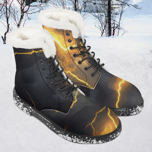 gold-thunder-faux-fur-leder-boots-boots-jlr-design-1 - JLR Design