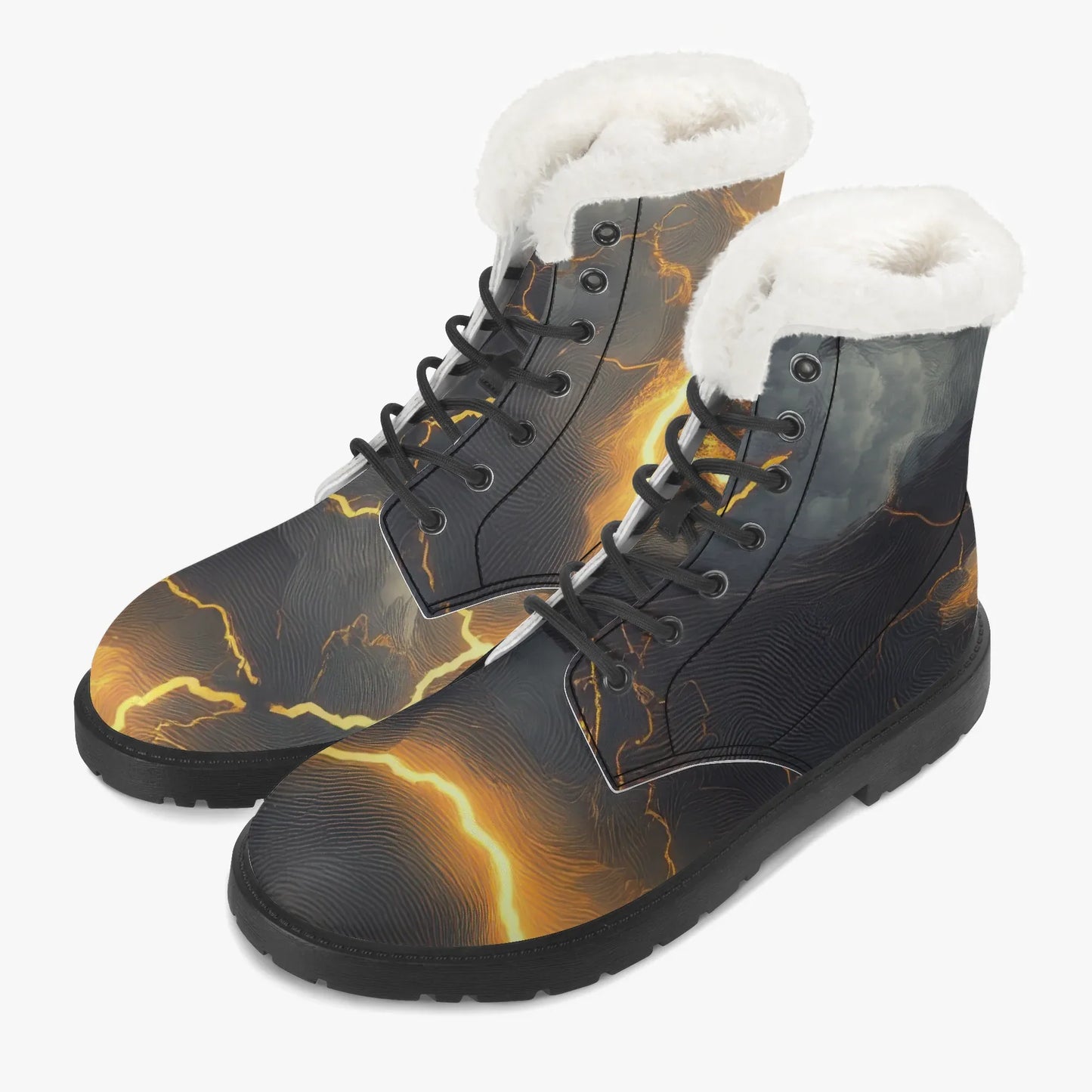 gold-thunder-faux-fur-leder-boots-boots-jlr-design-2 - JLR Design