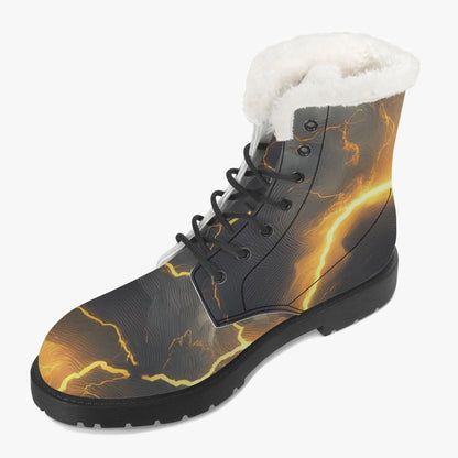 gold-thunder-faux-fur-leder-boots-boots-jlr-design-3 - JLR Design
