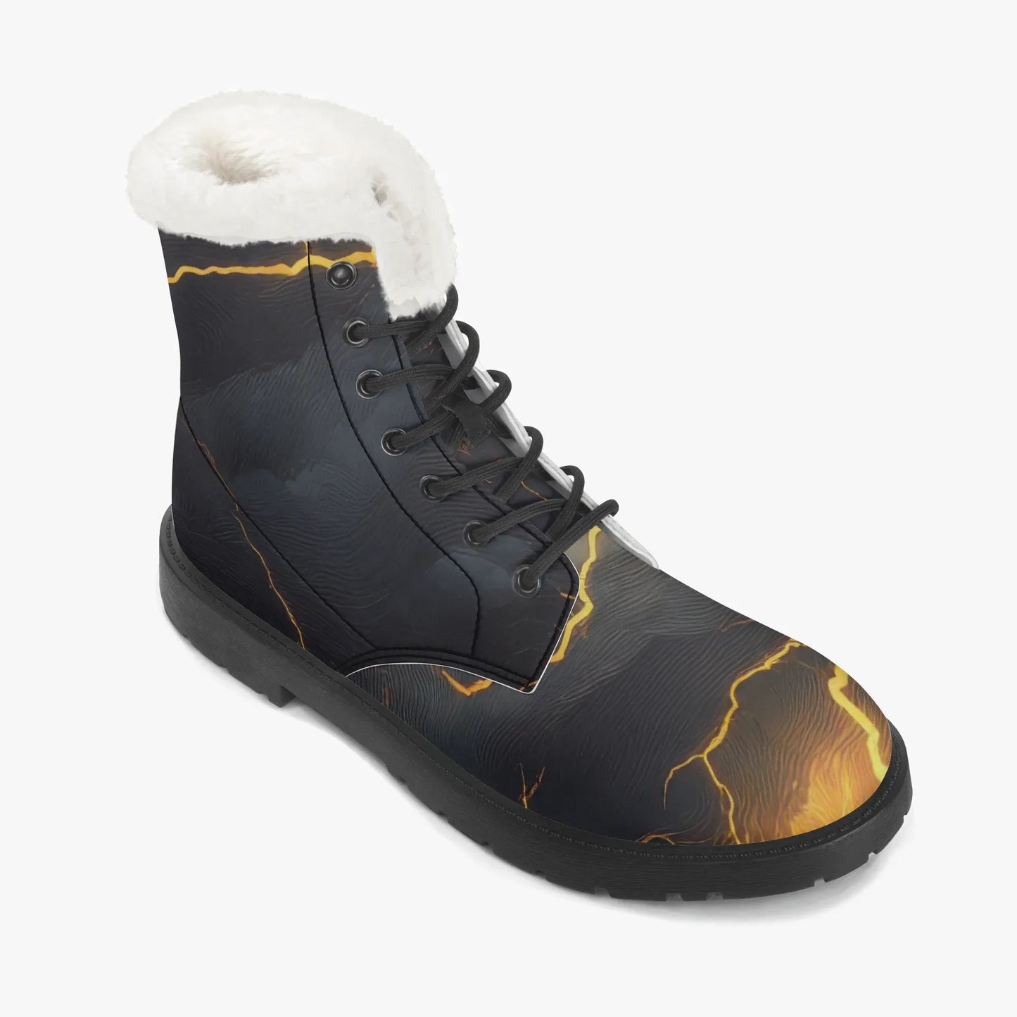 gold-thunder-faux-fur-leder-boots-boots-jlr-design-7 - JLR Design