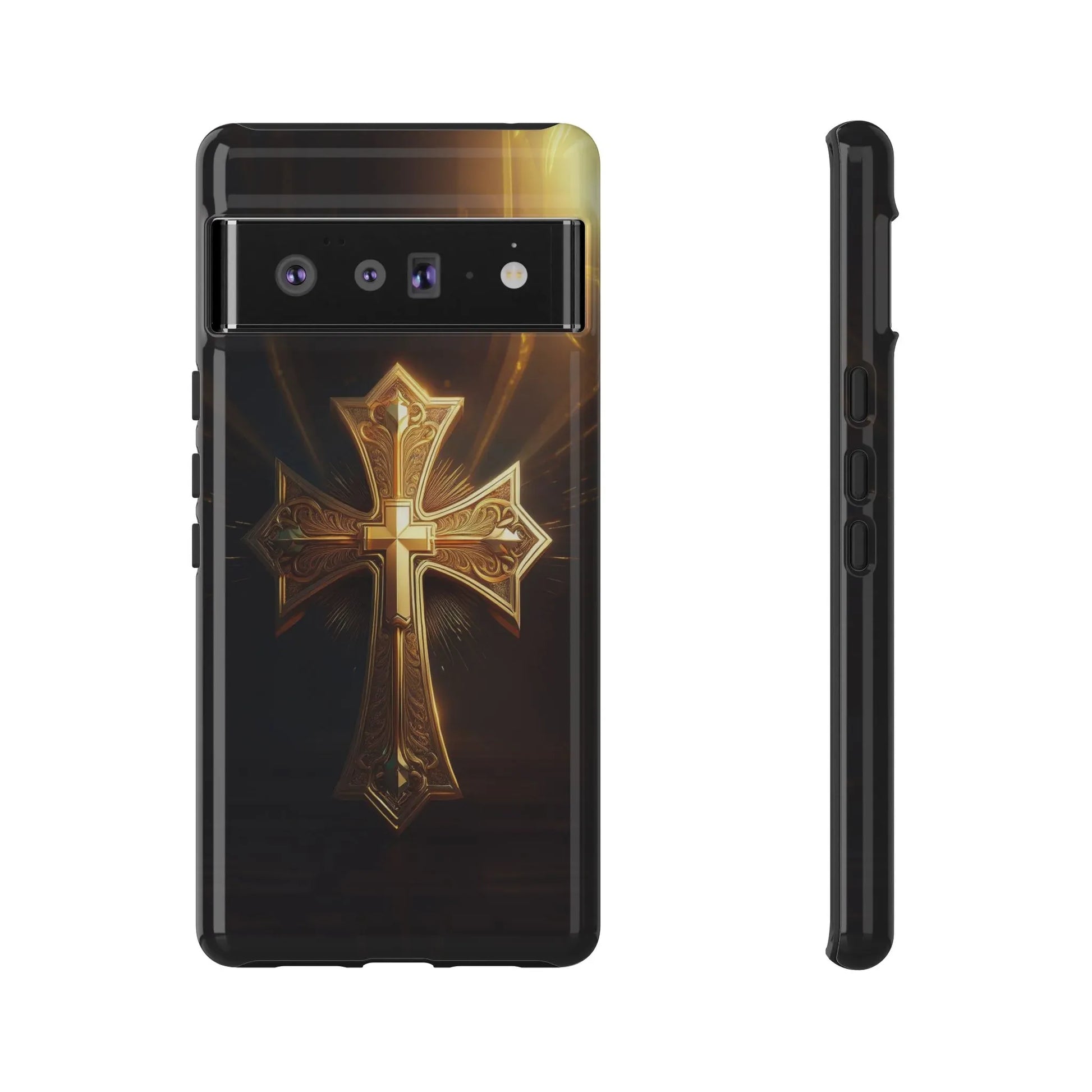 golden-cross-handyhulle-google-pixel-2-3-4-5-6-7-8-9-a-xl-pro-5g-phone-case-jlr-design-12 - JLR Design