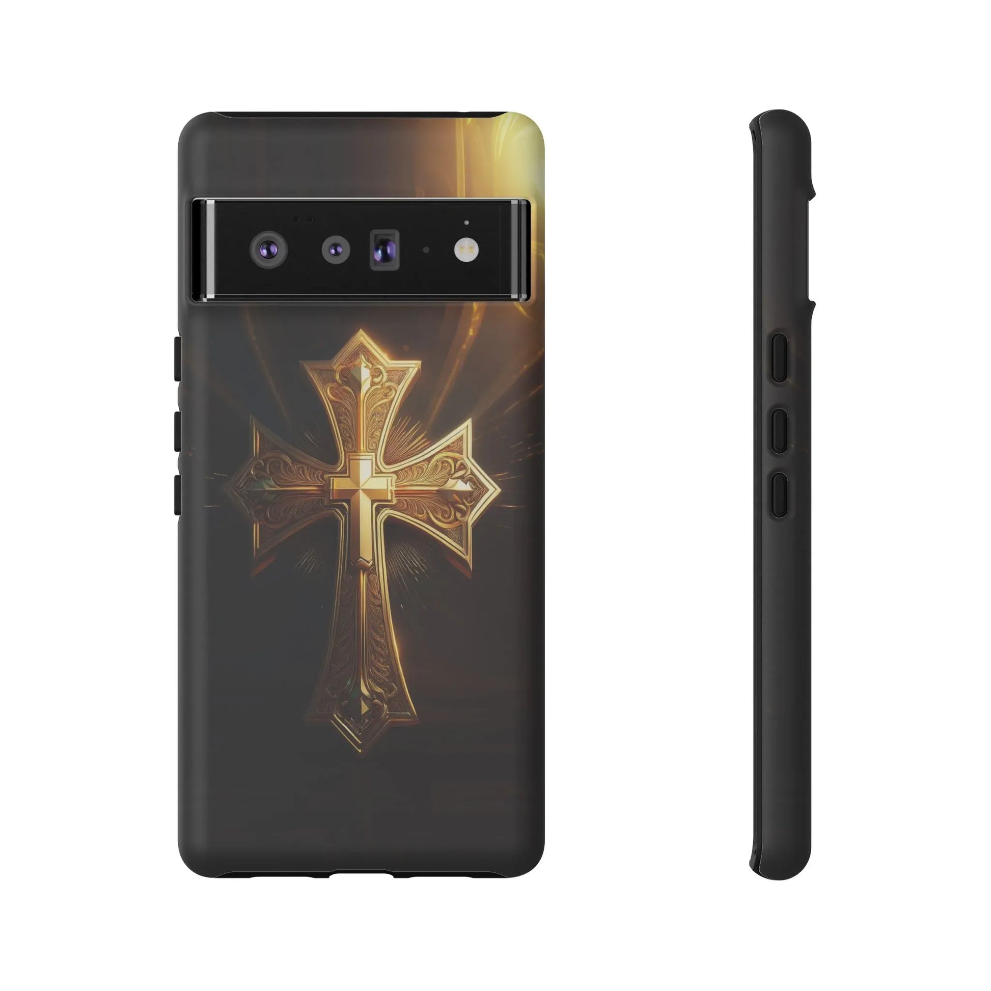 golden-cross-handyhulle-google-pixel-2-3-4-5-6-7-8-9-a-xl-pro-5g-phone-case-jlr-design-14 - JLR Design